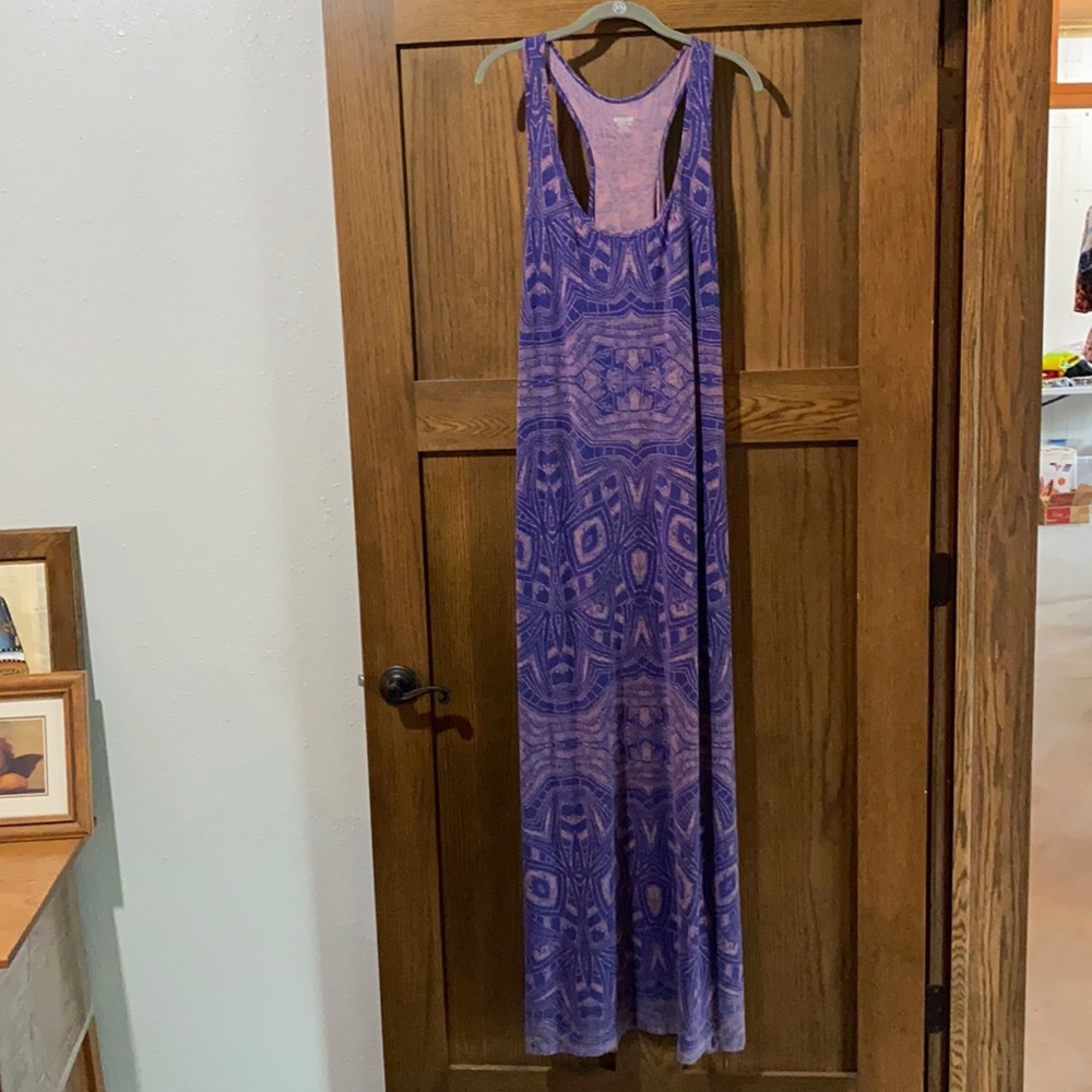 2X purple maxi dress